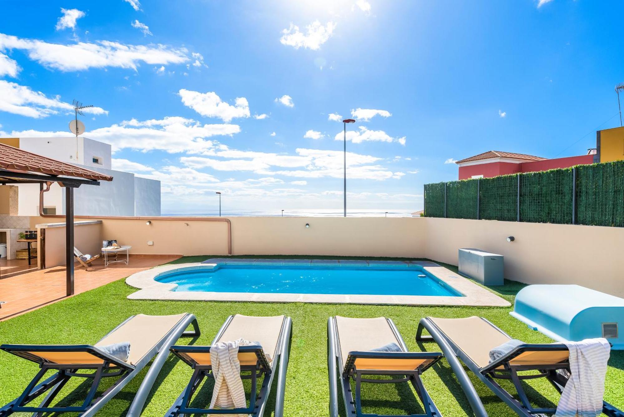 Villa Trueno Refugio De Lujo Con Piscina Climatizada Y Vistas Candelaria Kültér fotó