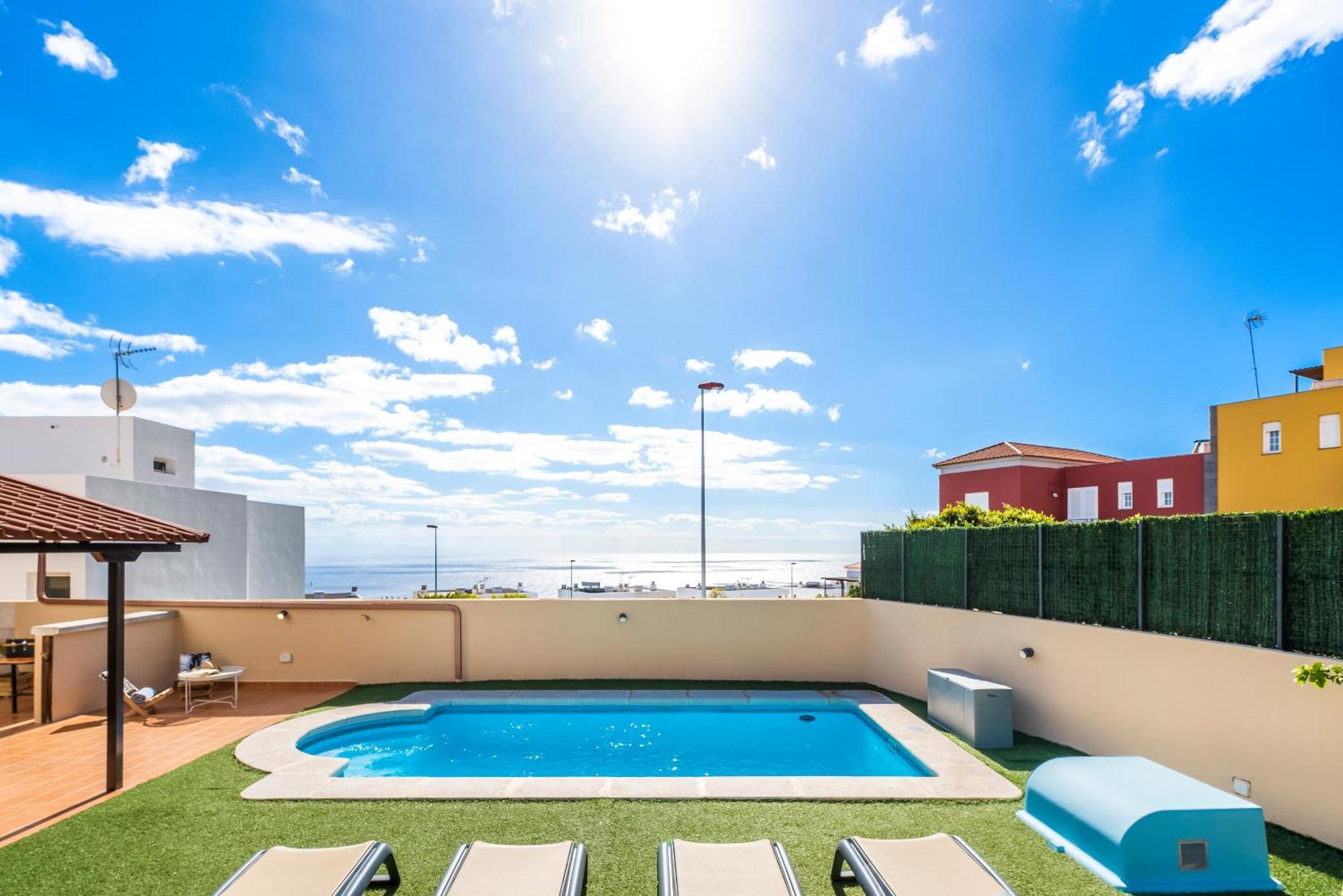 Villa Trueno Refugio De Lujo Con Piscina Climatizada Y Vistas Candelaria Kültér fotó